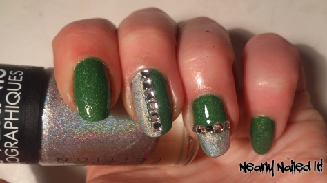  L’Oréal Color Riche: Green Coutoure and GOSH  Holographic Hero 