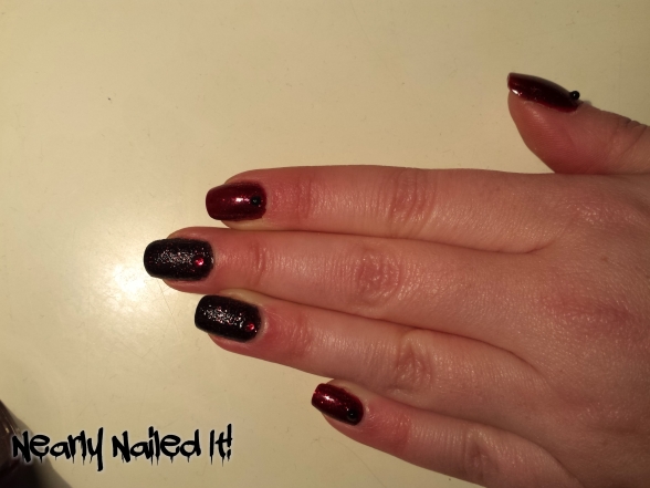 OPI Stay the Night; Essie: Leading Lady